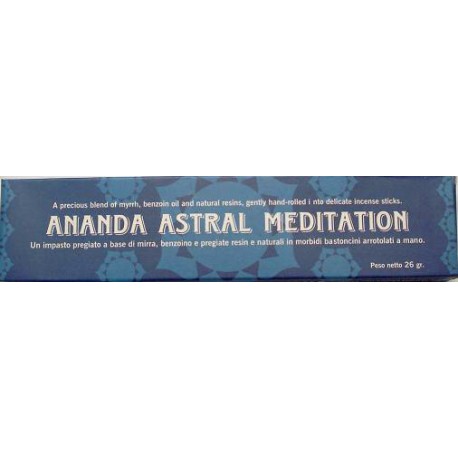 INCENSI NATURALI MEDITATION ANANDA ASTRAL