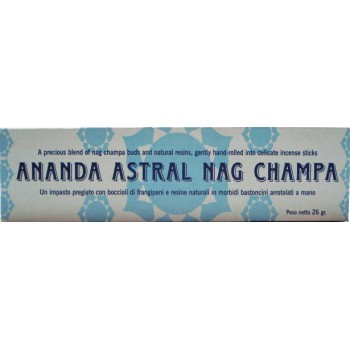 INCENSI NATURALI AL NAG CHAMPA ANANDA ASTRAL
