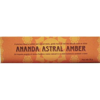 INCENSI NATURALI AMBRA ANANDA ASTRAL