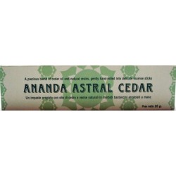 INCENSIENCE NATUREL AU CEDRO ASTRAL ANANDAR
