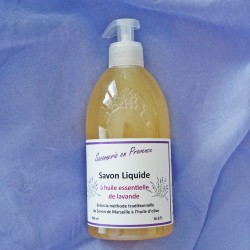 SAPONE DI MARSIGLIA LIQUIDO ALL'OLIO ESSENZIALE DI LAVANDA BIO