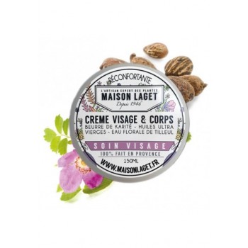 CREMA VISO-CORPO AGLI OLI PREZIOSI BIO, KARITE' E ROSA