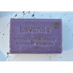 SAPONE NATURALE ALLA LAVANDA VIOLA CON FIORI SECCHI